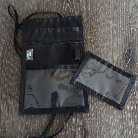 Lewis N Clark ID and Document Organizer Neck Travel Pouch - Picture 3 of 5